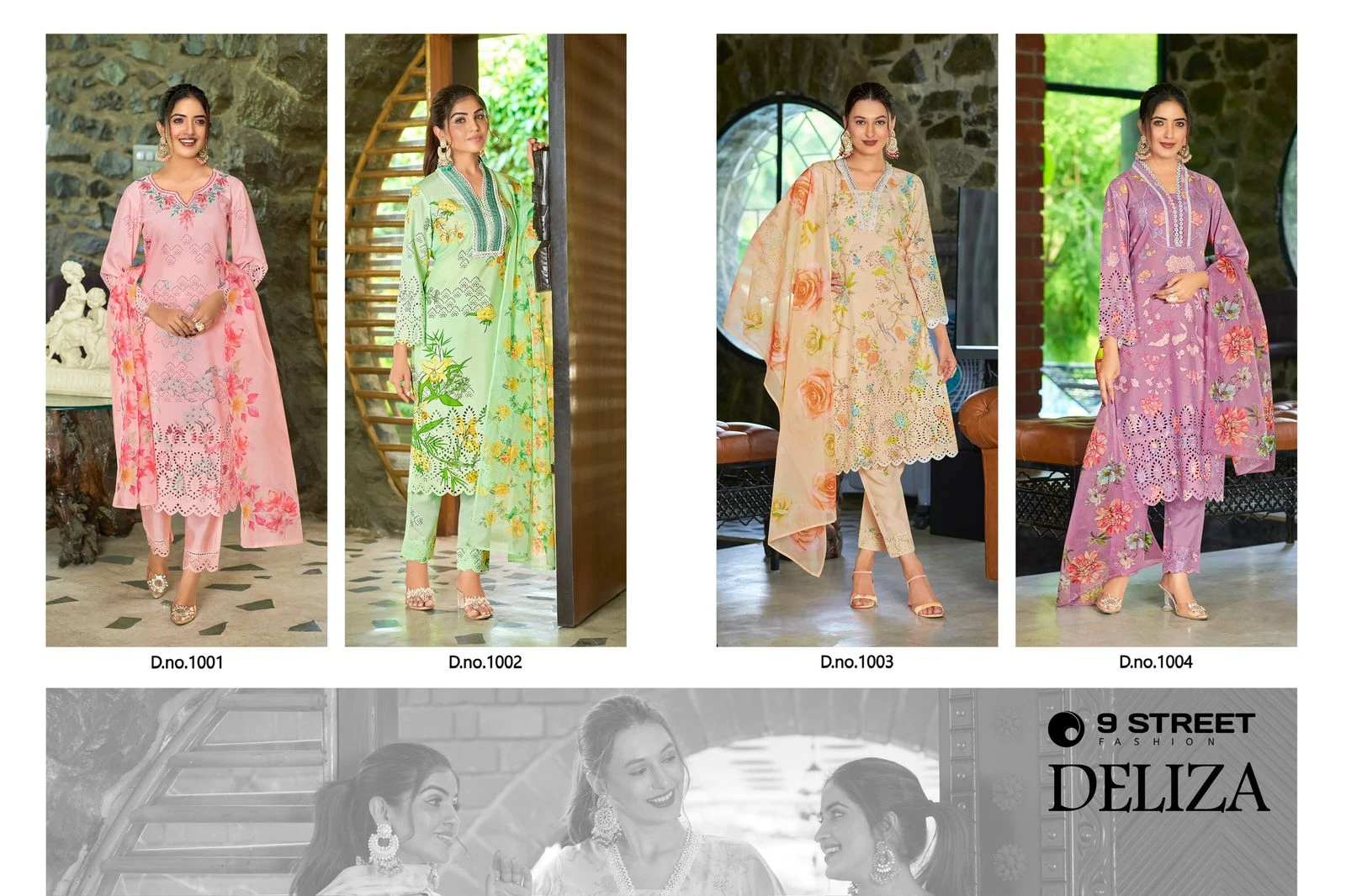 9Street Deliza Poly Viscose Wholesale Readymade Salwar Suit Catalog — Wholesale Readymade Suit, MPA wholesale from Surat — view 5